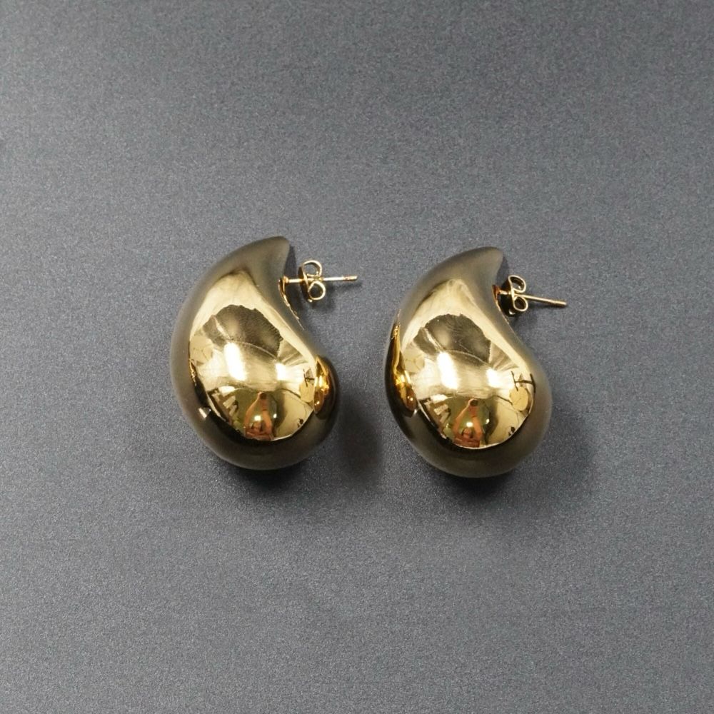 ARETE GOTA GRANDE DORADO ACERO